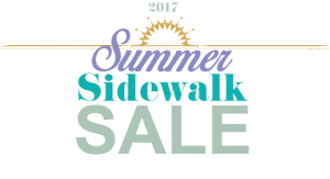 Summer Sidewalk Sale 2017